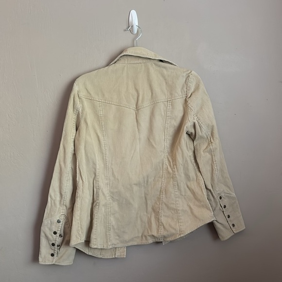 Caslon Beige Corduroy Jacket Women’s size medium - Picture 3 of 8